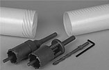 1 1/4" Carbide tipped hole saw, for porcelain sinks 